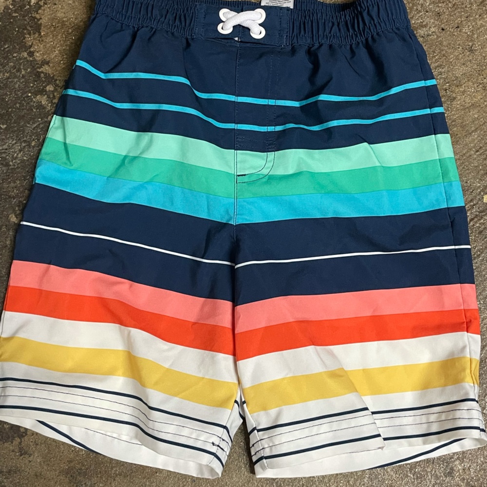 2 pair wonder nation boys swim trunks 5T